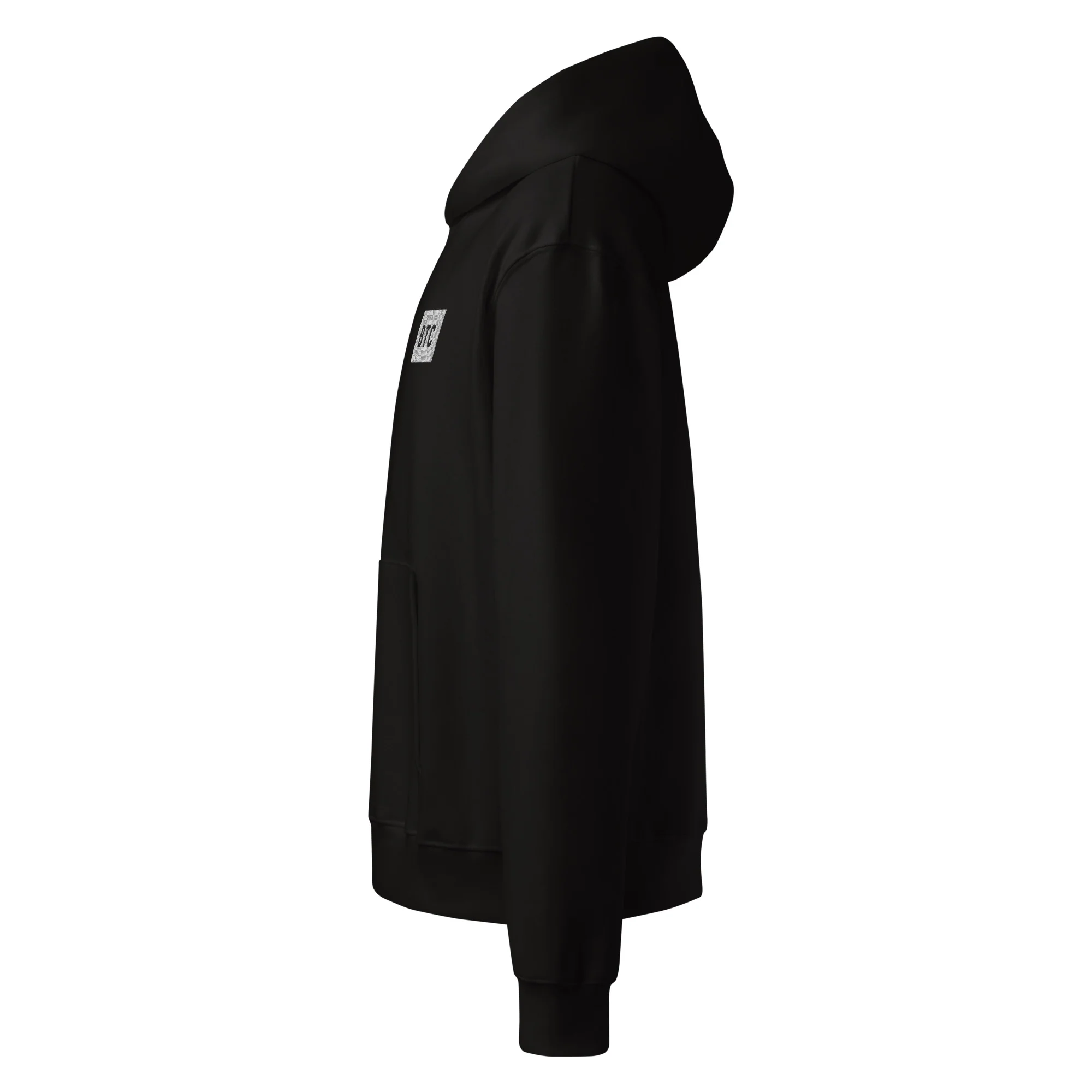 BTC Logo Hoodie - Black/Navy - Image 3