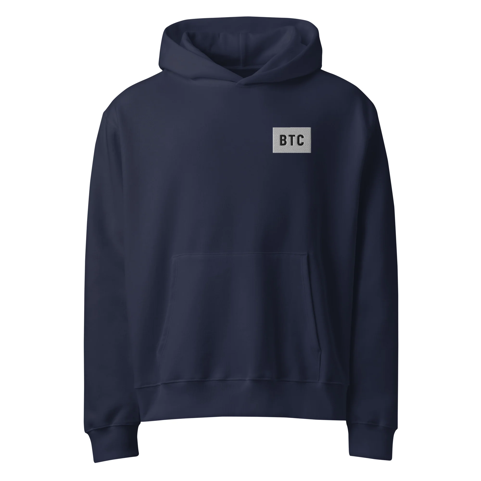 BTC Logo Hoodie - Black/Navy - Image 5