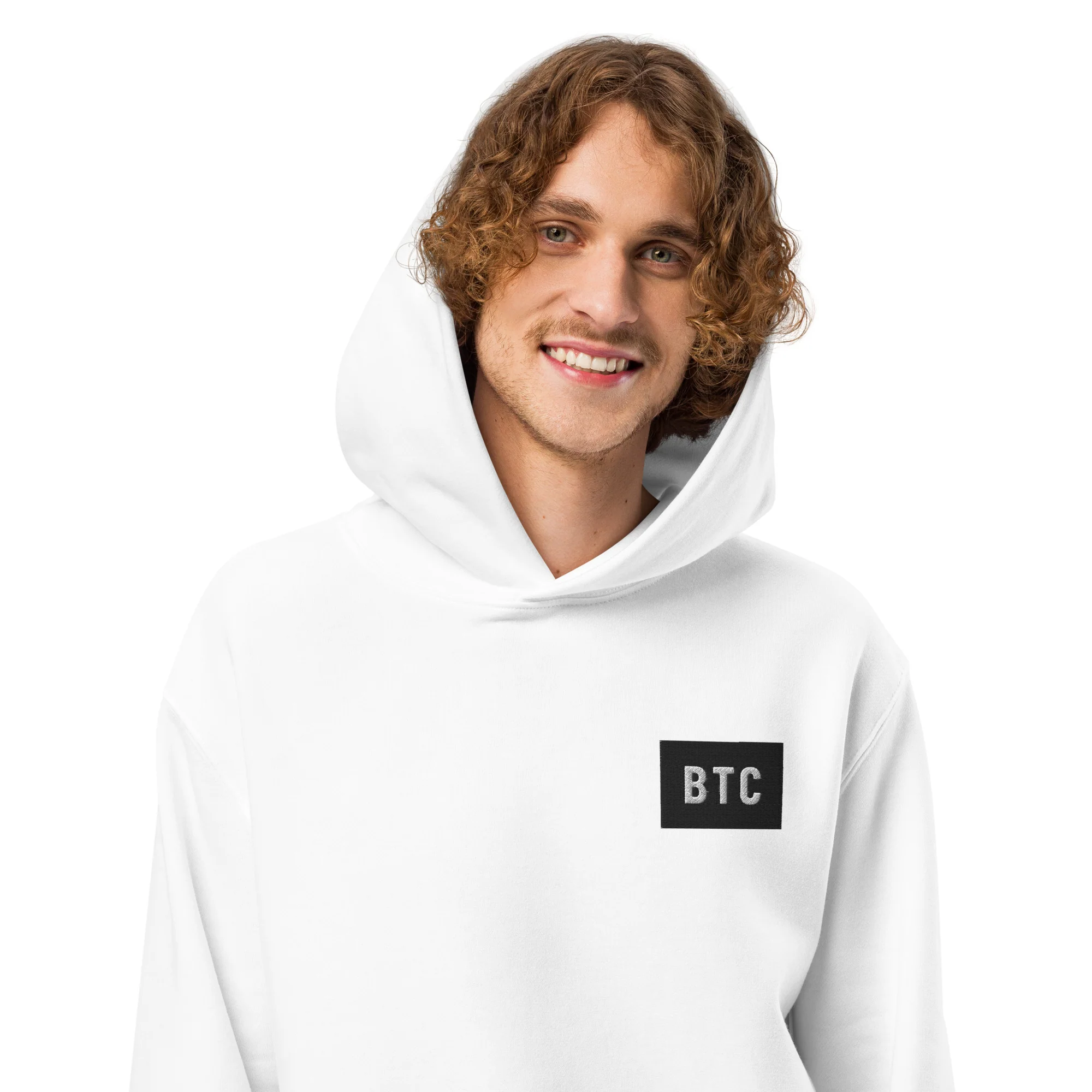 BTC Logo Hoodie - White - Image 7