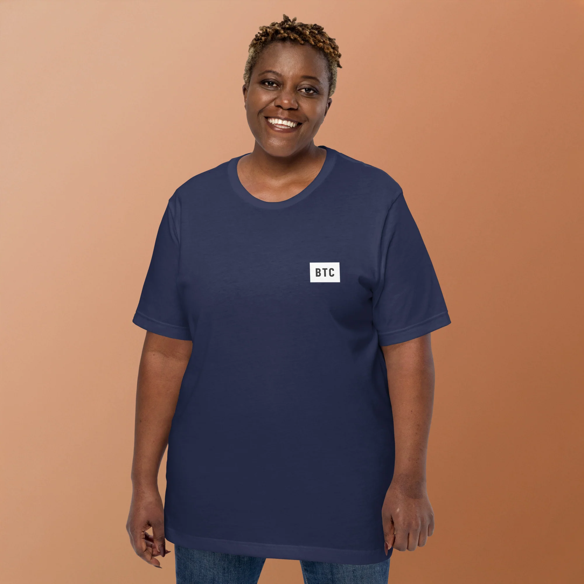 BTC Logo T-shirt - Black/Navy - Image 10