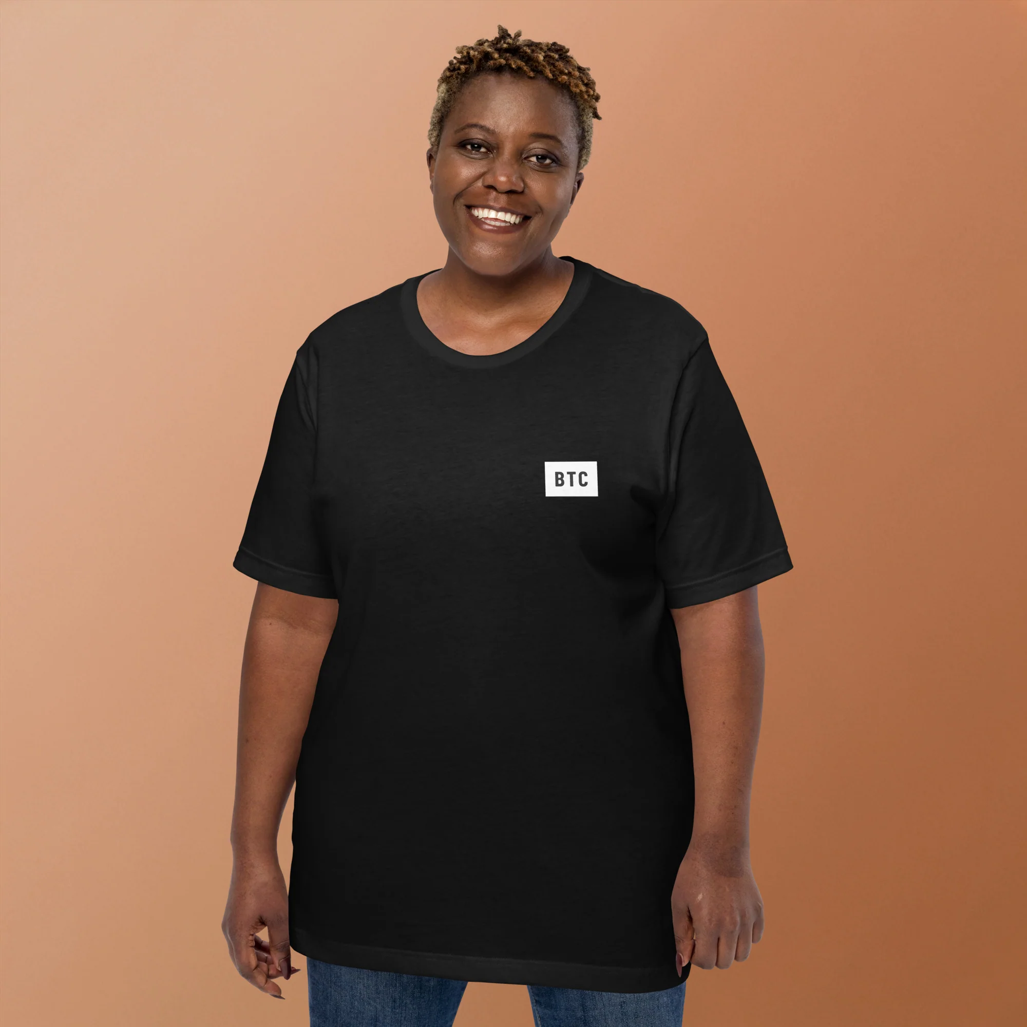 BTC Logo T-shirt - Black/Navy - Image 6