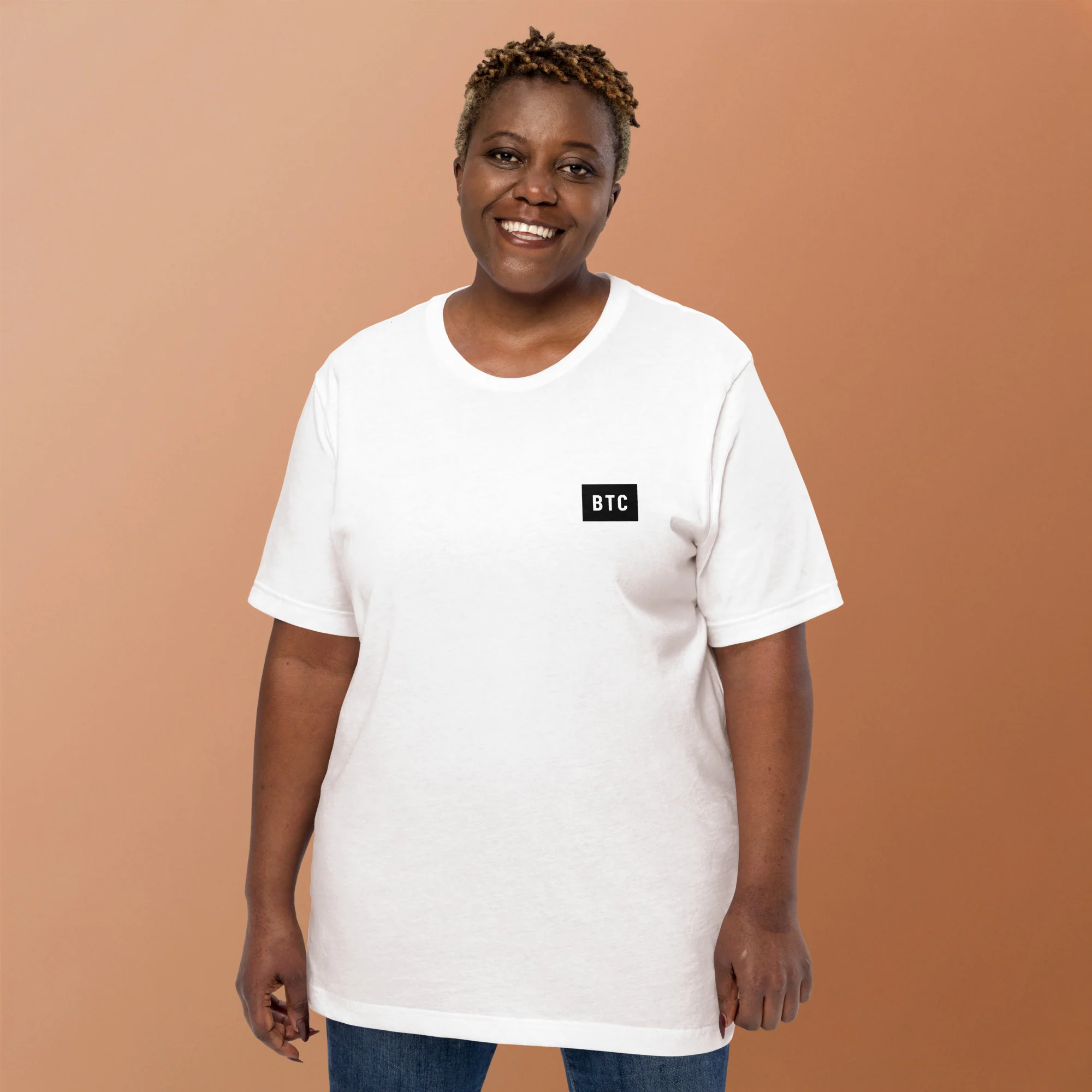 BTC Logo T-shirt - White - Image 4