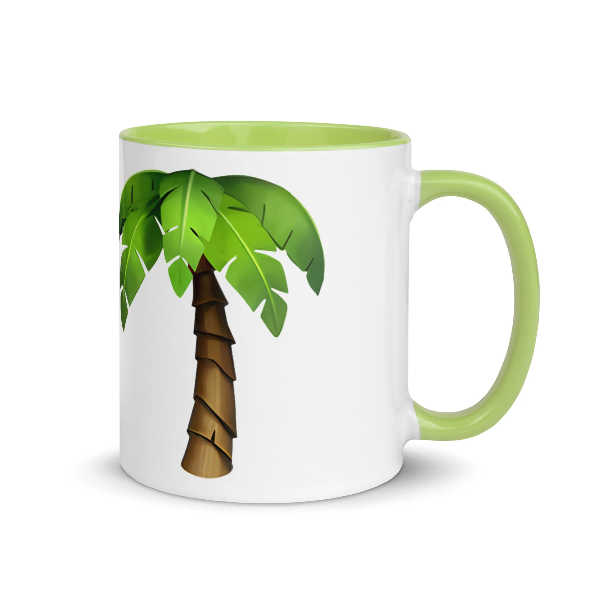"Coconut Tree" Mug with Color Inside - Image 4