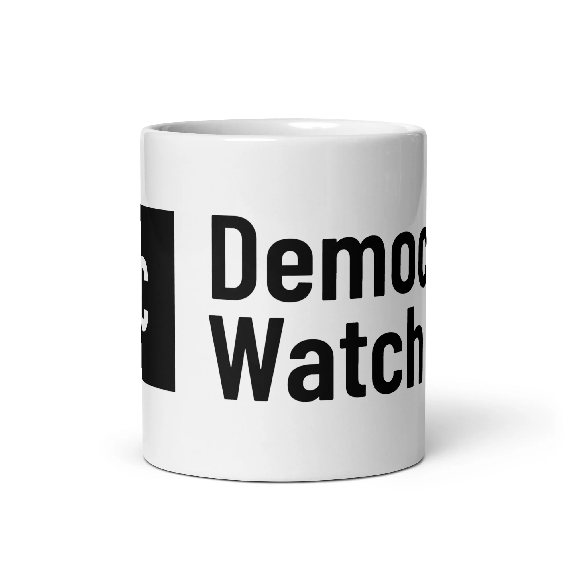 "Democracy Watch" Glossy Mug - White - Image 5
