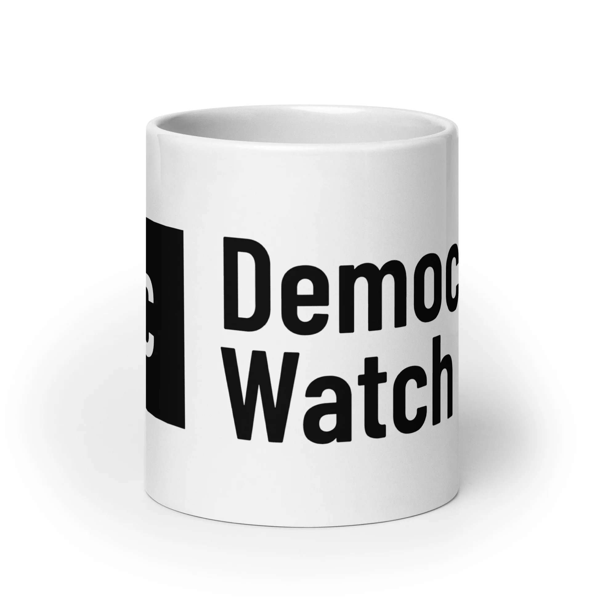 "Democracy Watch" Glossy Mug - White - Image 9