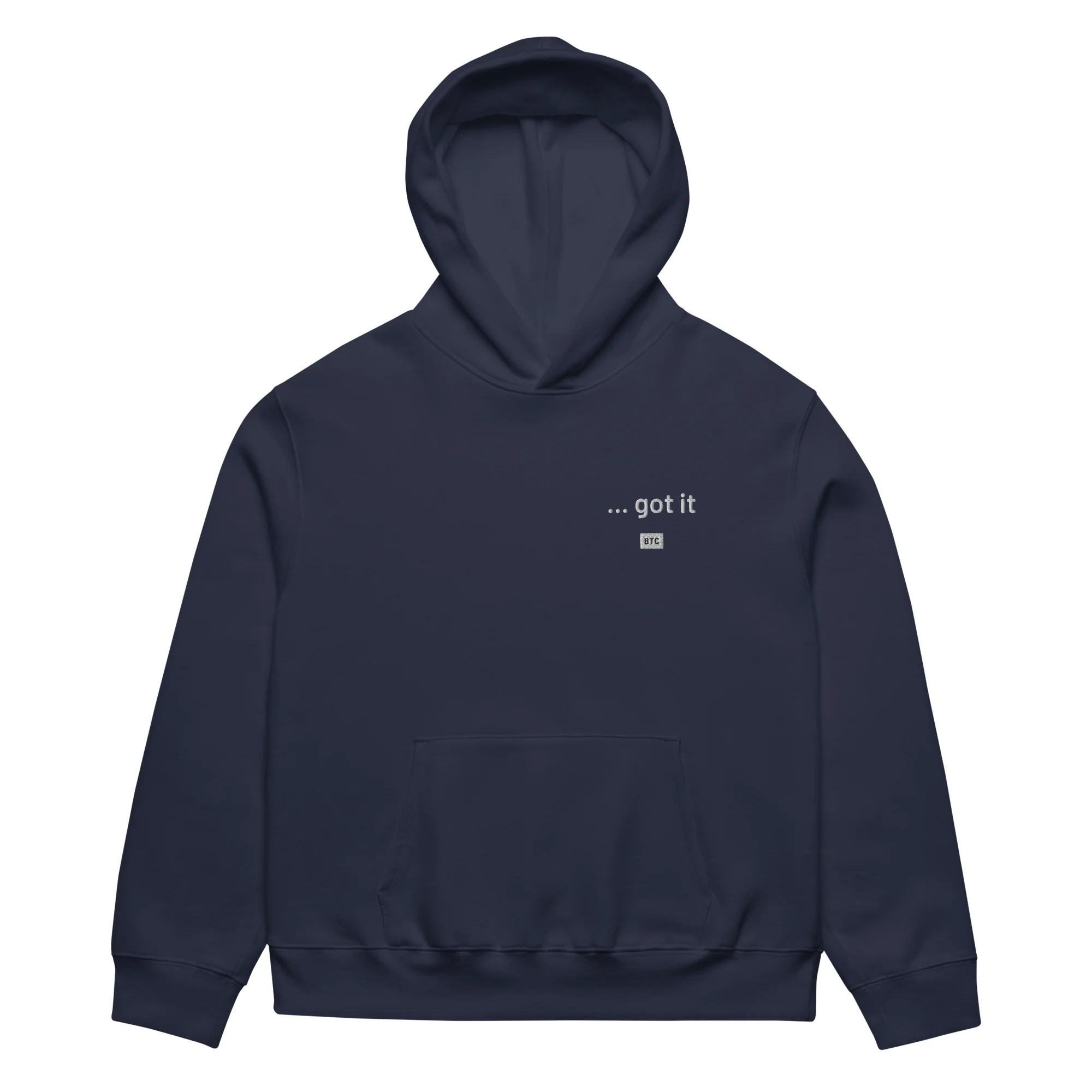 "...got it" Hoodie - Black/Navy - Image 4