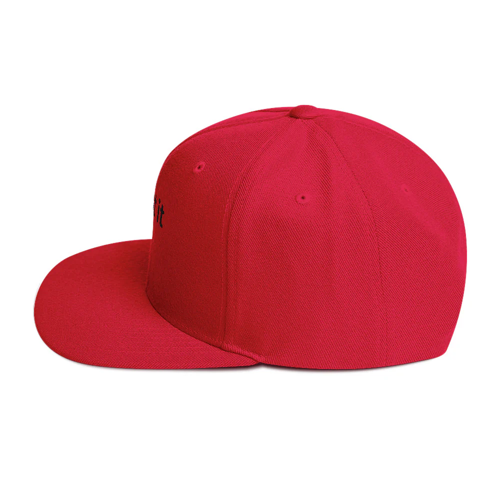 "...got it" Snapback Hat - Black Text - Image 15