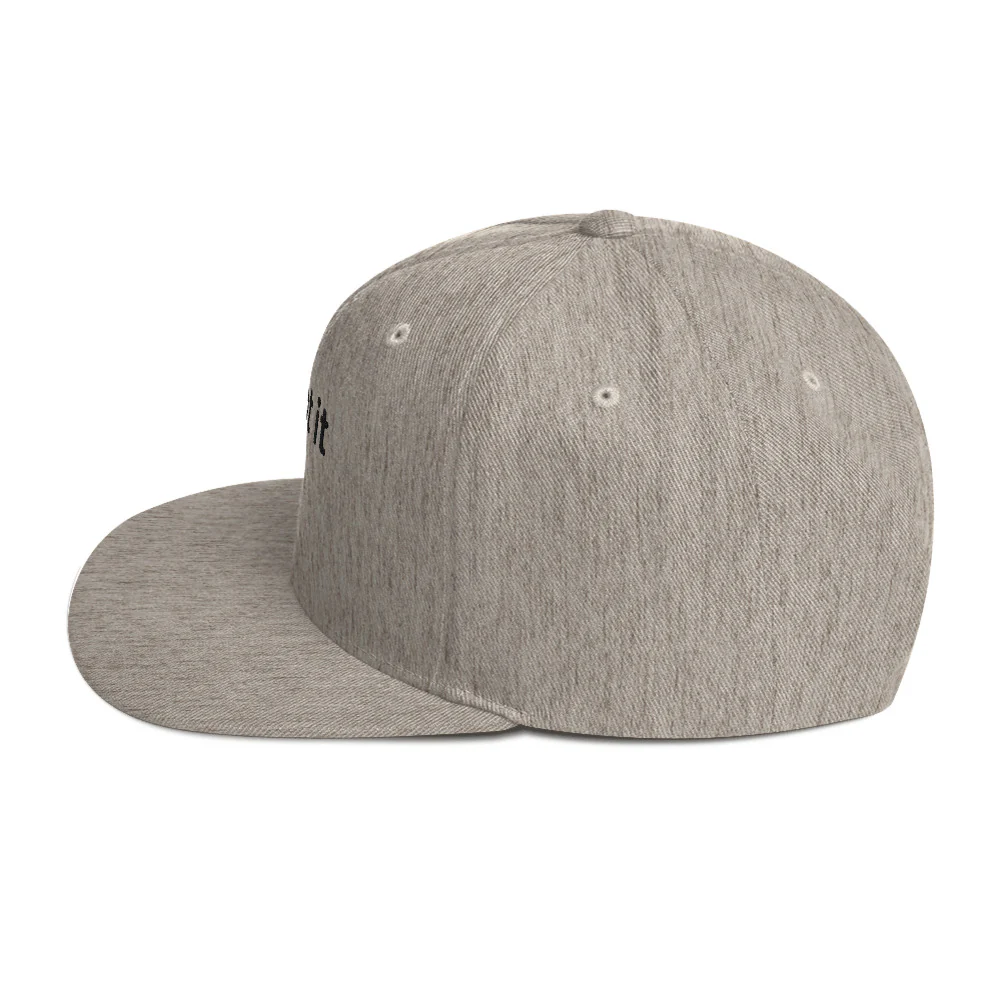 "...got it" Snapback Hat - Black Text - Image 27
