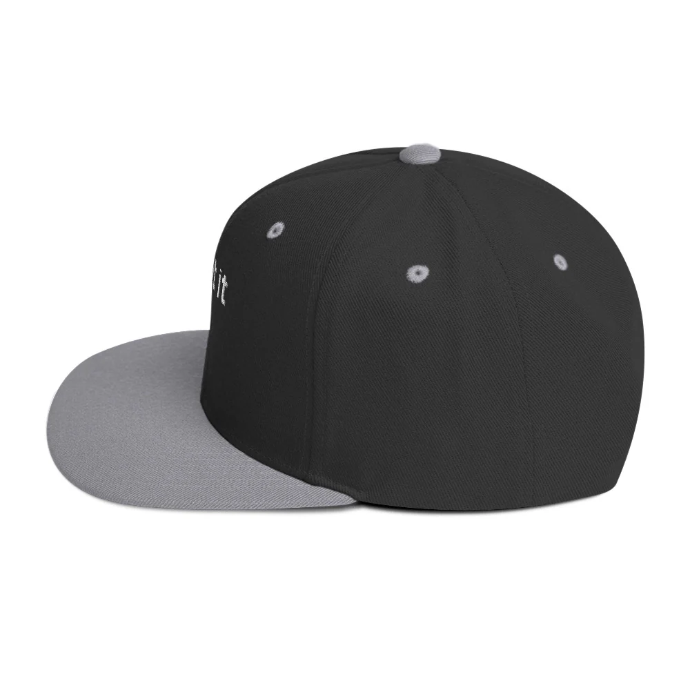 "...got it" Snapback Hat - White Text - Image 11