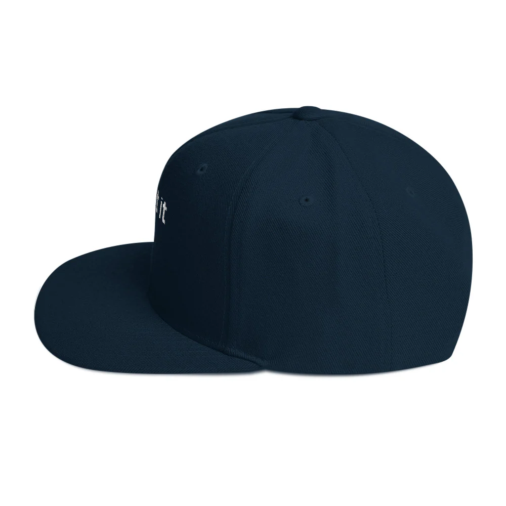 "...got it" Snapback Hat - White Text - Image 23