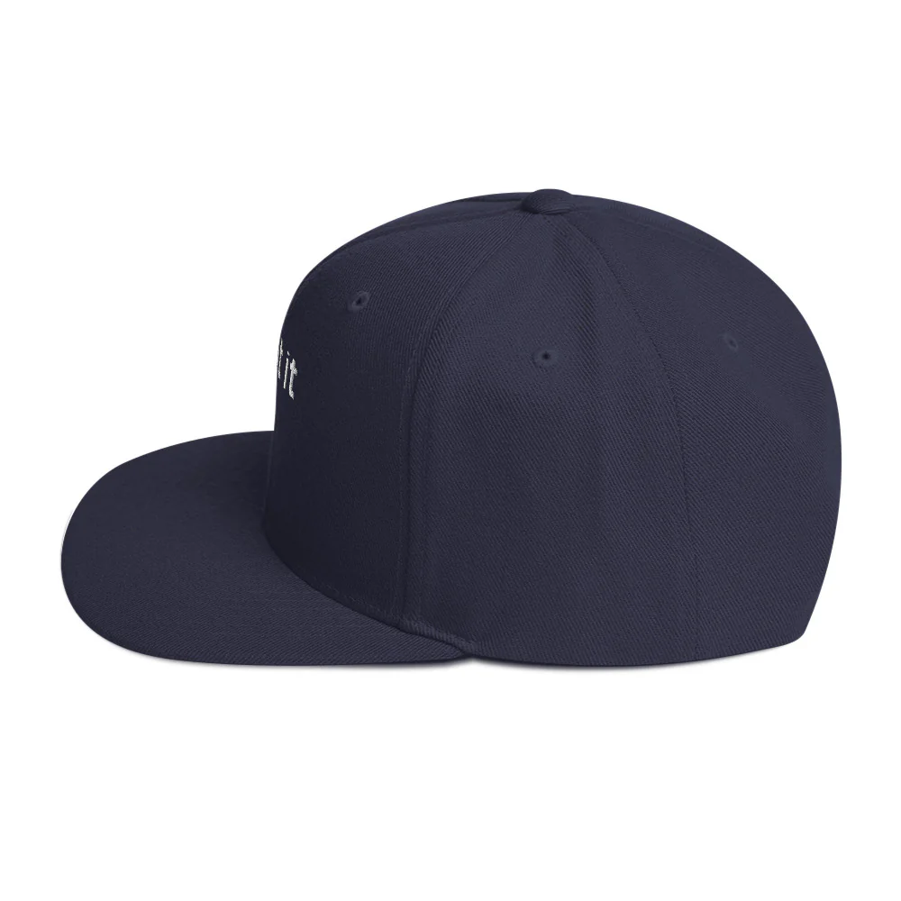 "...got it" Snapback Hat - White Text - Image 31