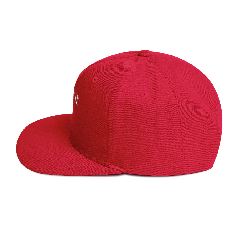 "...got it" Snapback Hat - White Text - Image 35