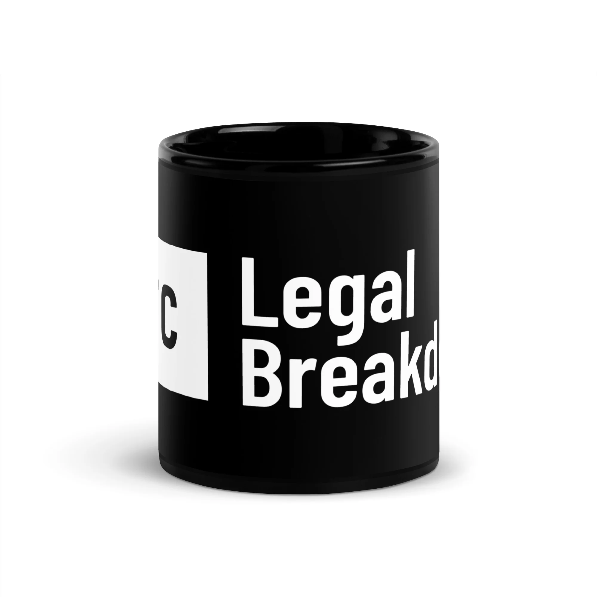 "Legal Breakdown" Glossy Mug - Black - Image 4