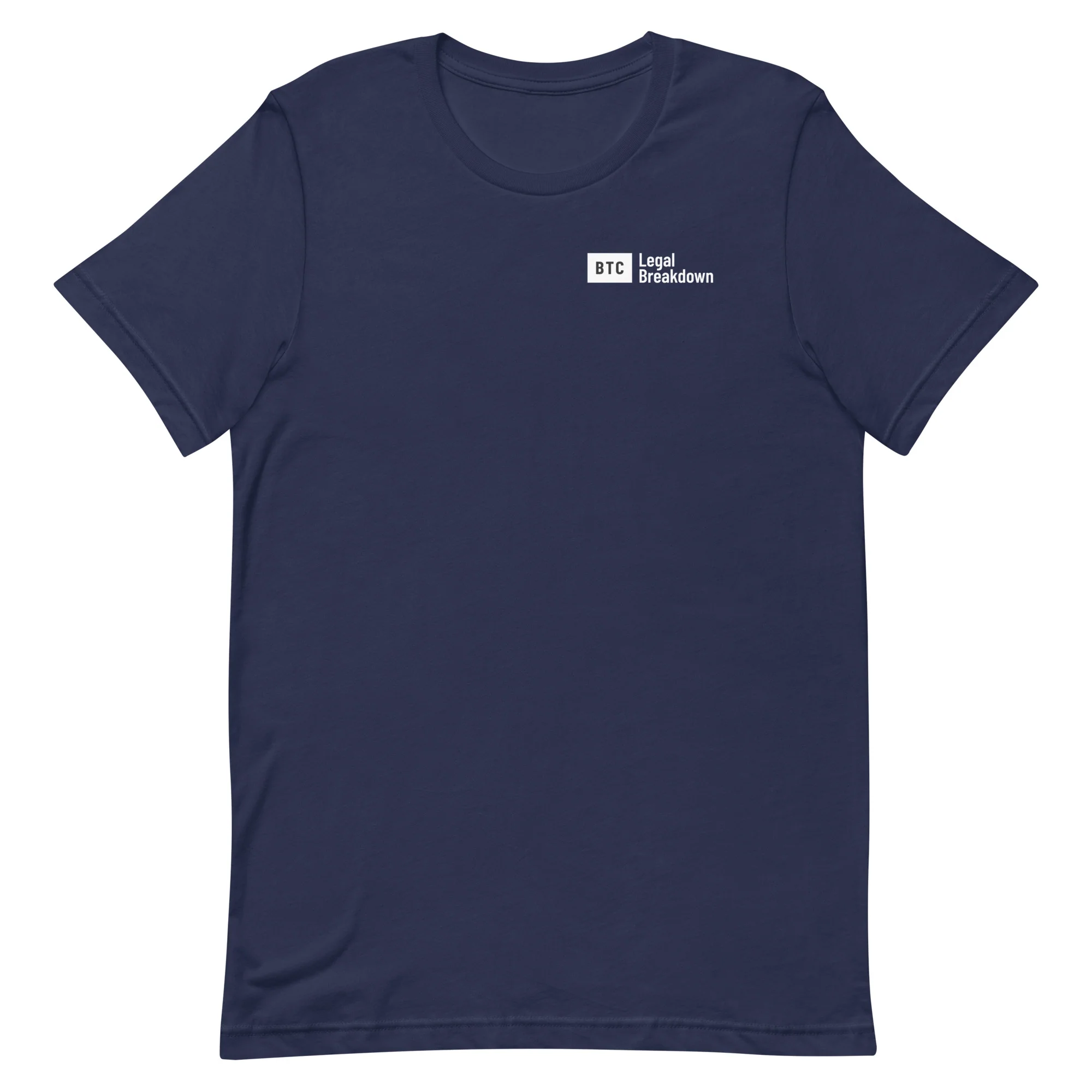 "Legal Breakdown" Unisex T-shirt - Black/Navy - Image 3