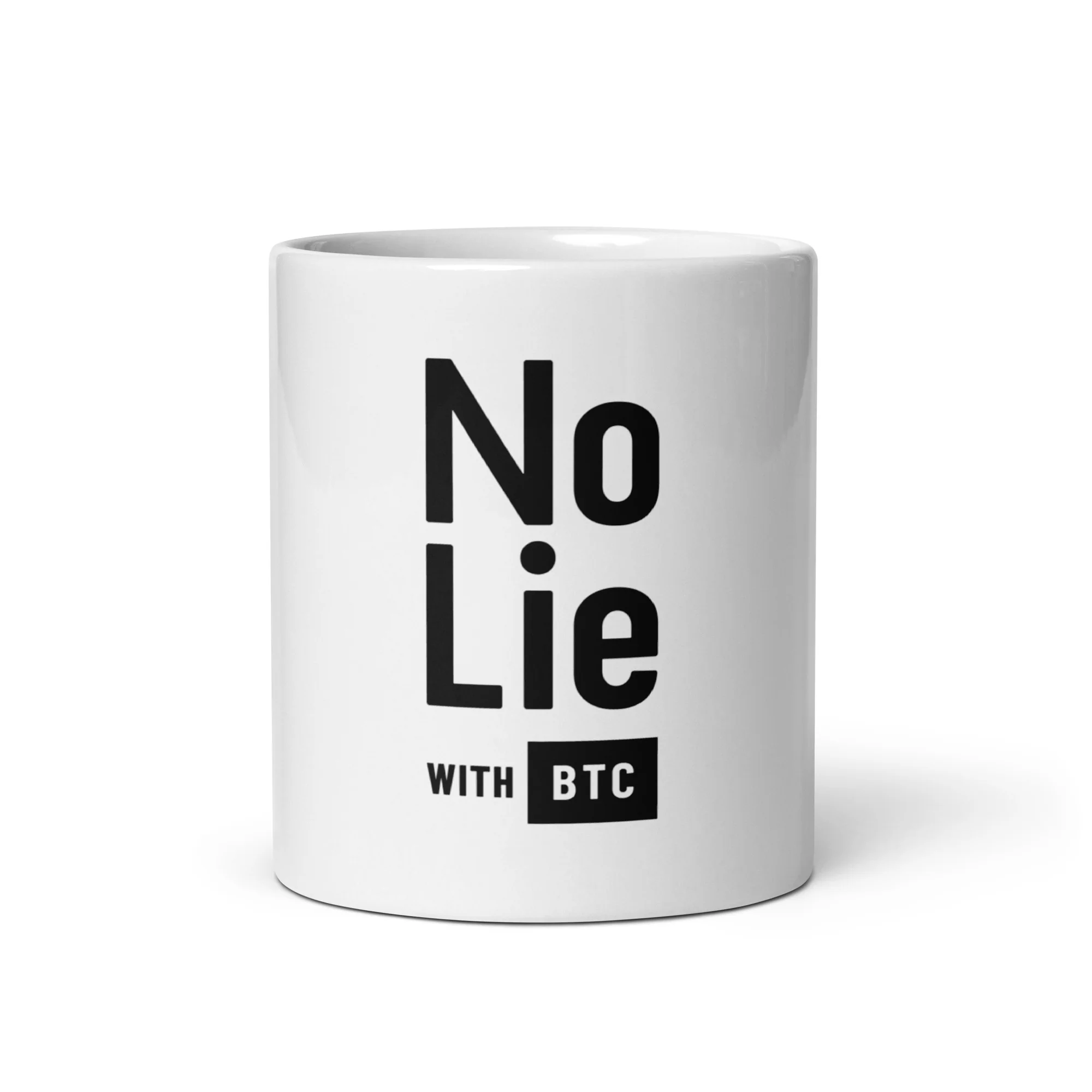 "No Lie" Glossy Mug - White - Image 4
