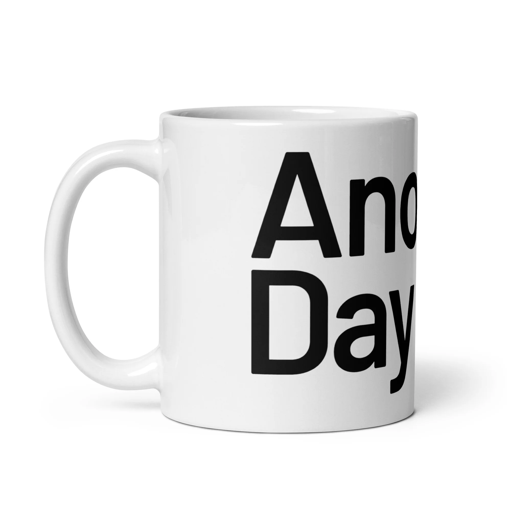"Another Day with BTC" Glossy Mug - White - Image 3