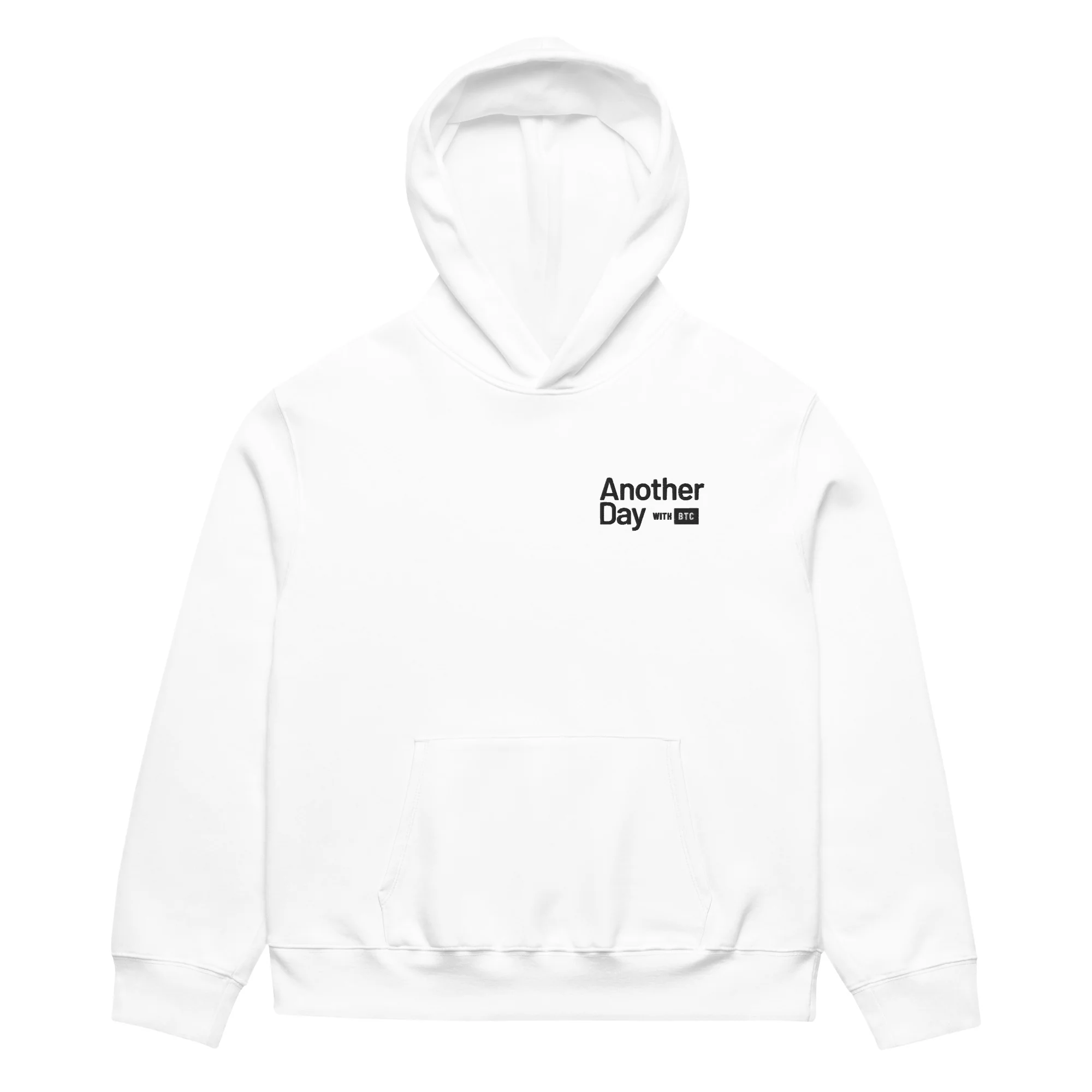 "Another Day with BTC" Hoodie - White